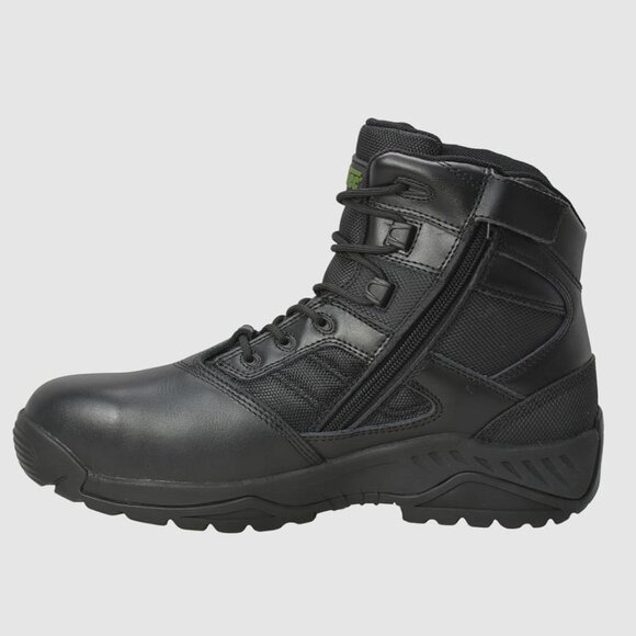 ADTEC Men's Urban PDU 6" Black Leather Tactical Boot w/ Side Zipper Size… - Picture 2 of 10